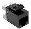 Jack RJ45 CAT5e color negro