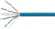 Cable UTP CAT6 LSZH color azul