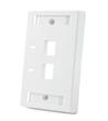 FACEPLATE DE 2 BOCAS BLANCO