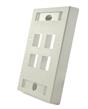 FACEPLATE - 4 PORTS - BEIGE