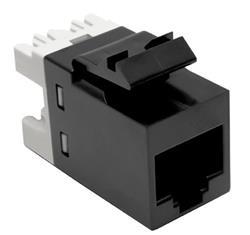 Jack RJ45 CAT5e color negro