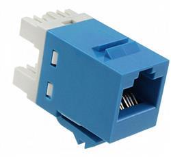 Jack RJ45 CAT5e color azul