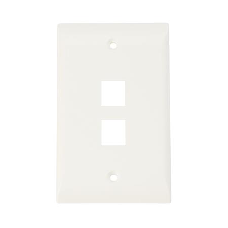 FACEPLATE 2 PORTS ECONOMICO - BEIGE