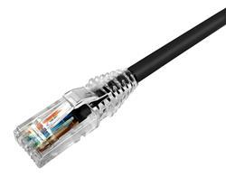 Patch cord CAT5e 1,80m color negro