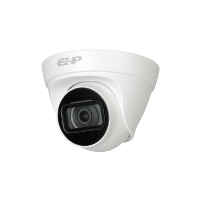 Cámara EZIP Domo 4MP, lente fijo 2.8mm, PoE, de exterior con IR