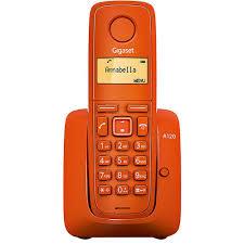 Inalambrico Dect con Caller ID Naranja