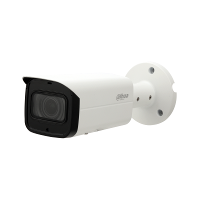 Cámara IP Bullet 2MP, lente motorizado, WDR, audio, PoE, de exterior con IR