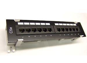 Mini patchpanel 12 ports Cat5e