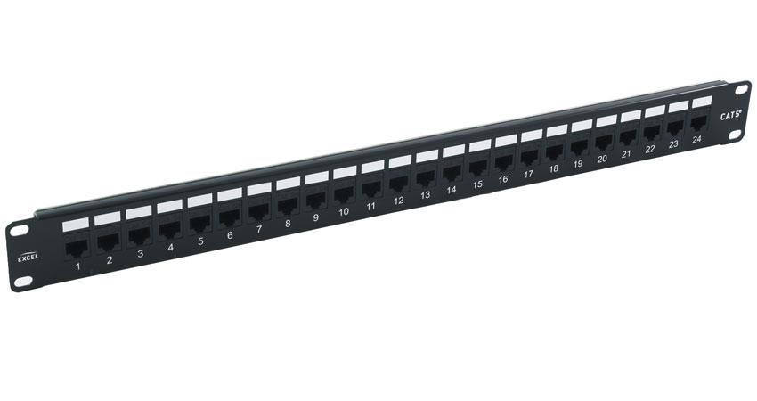 Patchpanel 24 ports Cat5E