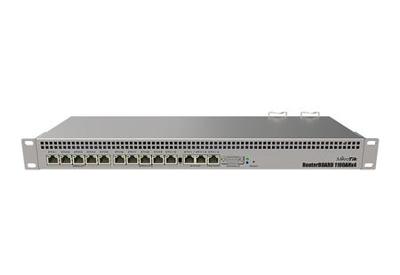 Router de montaje en rack de 1U con puertos Gigabit Ethernet 13x