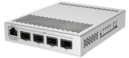 Switch de escritorio de 5 con 1 puerto Gigabit Ethernet y 4 puertos SFP + 10Gbps