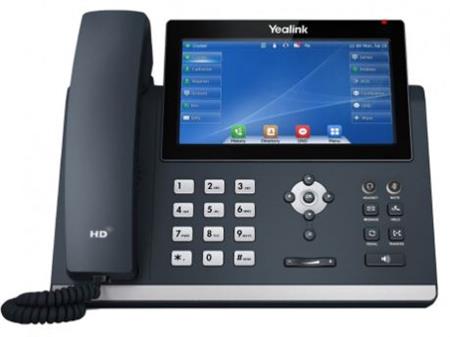 Teléfono Yealink T48U Gigabit IP de 16 líneas