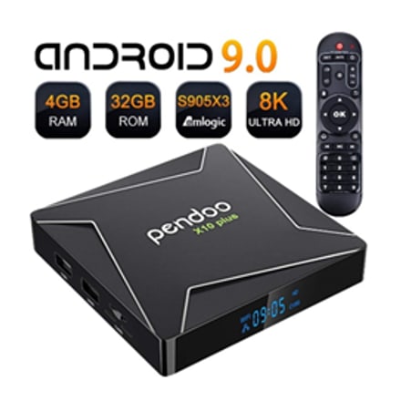 Decodificador Pendoo X10 Plus Android 9